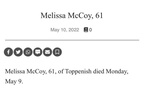 Melissa McCoy obituary