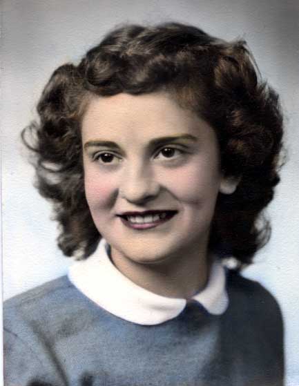 Jeannine (Brown) Bowles - Class of 1950 Graduation picture