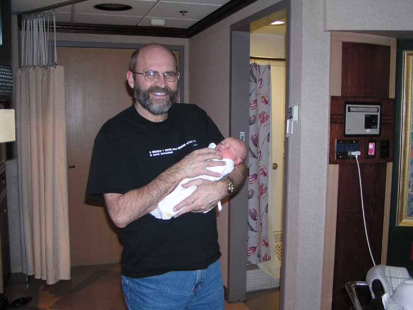 Greg Coles and BreeLynn Angotti, grandpa and granddaughter.