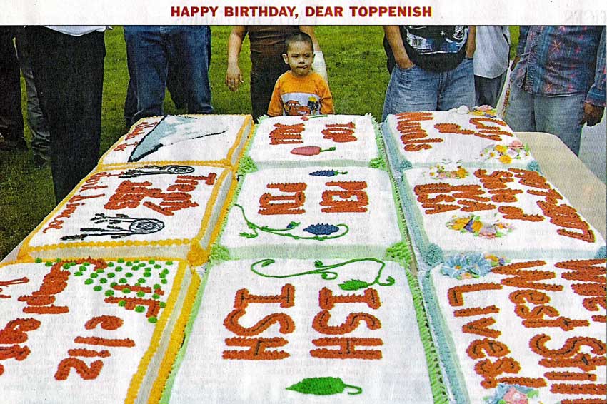 Birthday Cake for Toppenish - April 2007